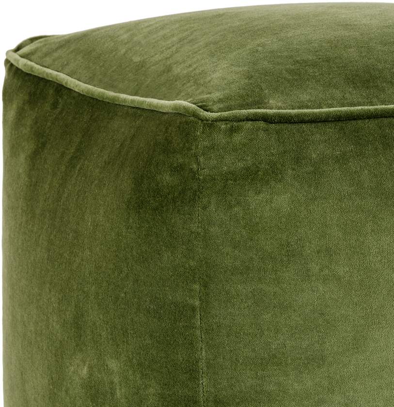 Tearia Dark Moss Pouf